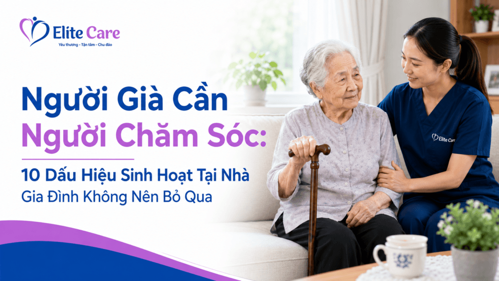 người già cần người chăm sóc