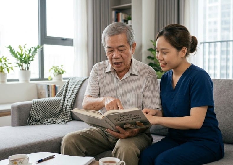 bài tập phục hồi ngôn ngữ sau đột quỵ