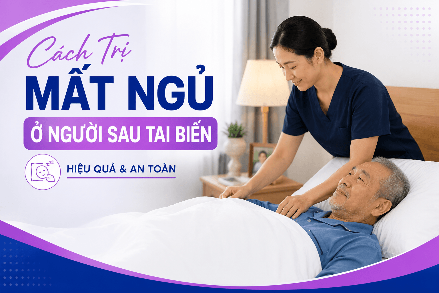 cách trị mất ngủ ở người sau tai biến