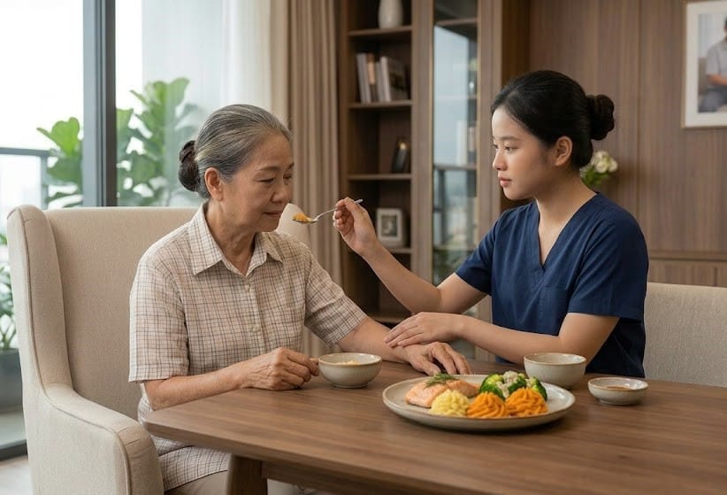 sụt cân sau tai biến