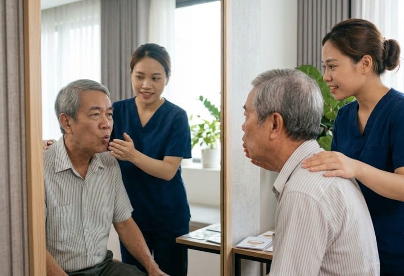 cách đặt câu hỏi cho người sau đột quỵ khó nói