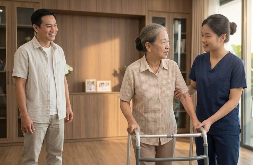 chăm sóc tinh thần cho người cao tuổi suy yếu