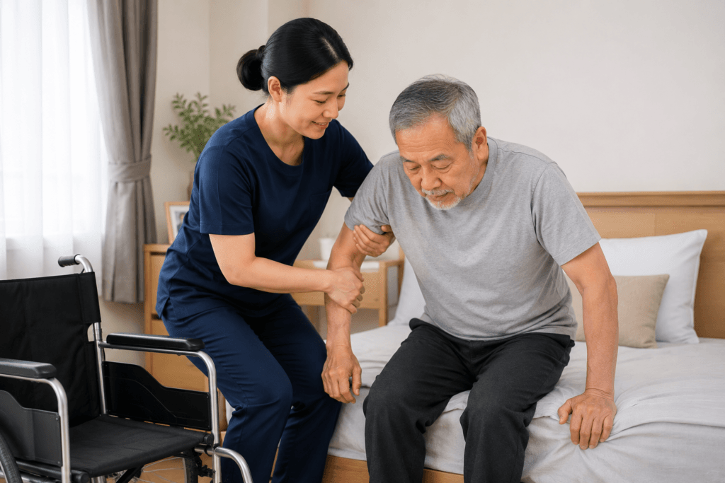 chăm sóc người sau đột quỵ bị liệt