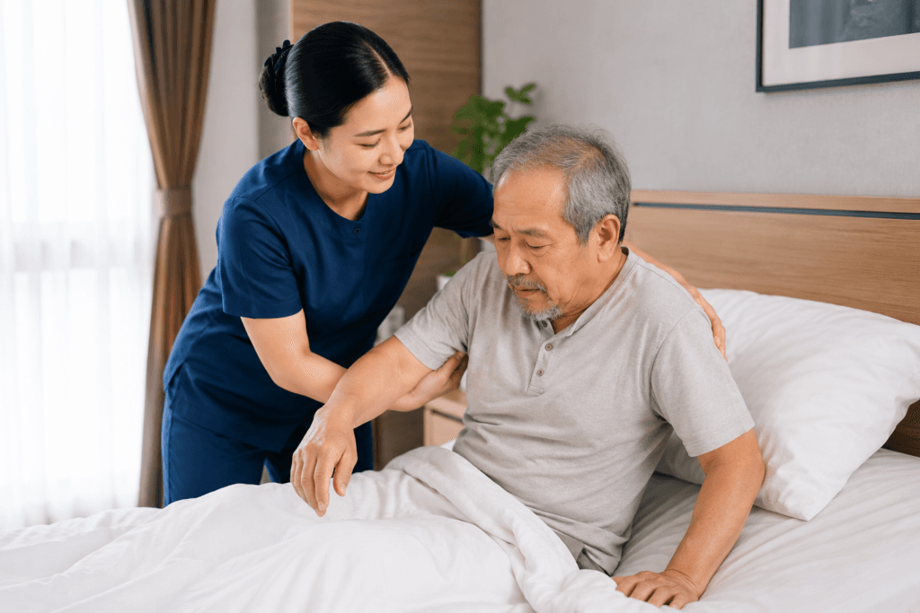 chăm sóc người bệnh nằm lâu tại nhà