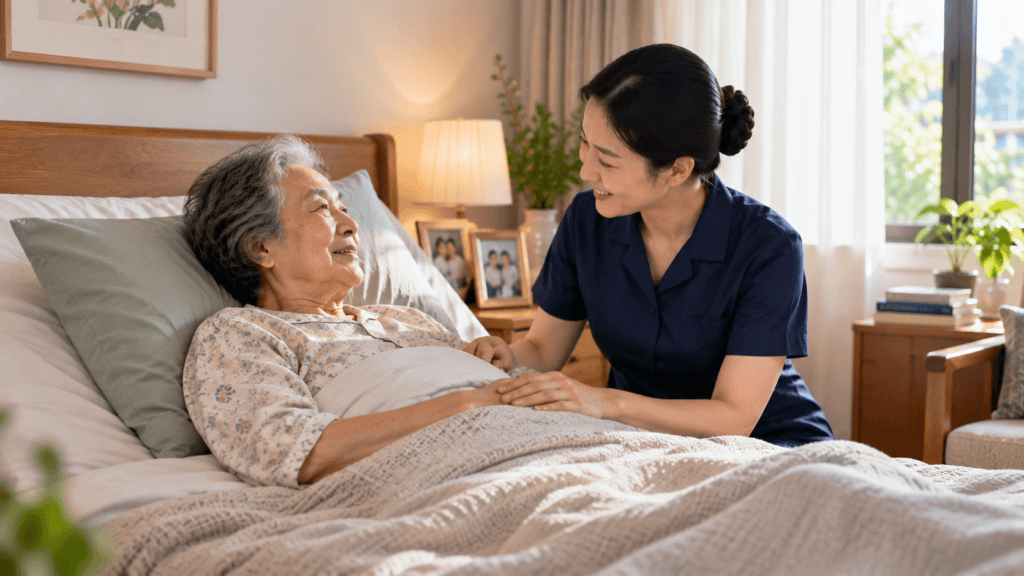 chăm sóc người bệnh nằm lâu tại nhà