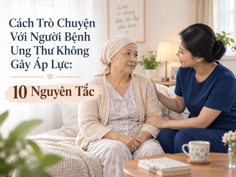 cách trò chuyện với người bệnh ung thư không gây áp lực