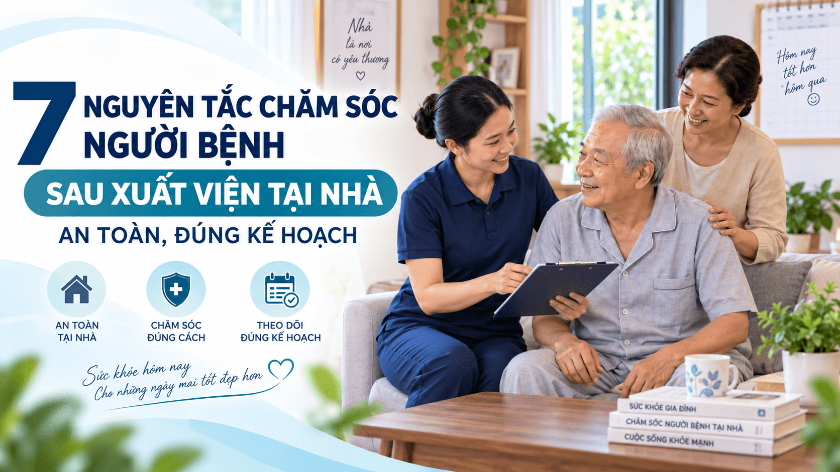 chăm sóc người bệnh sau xuất viện tại nhà