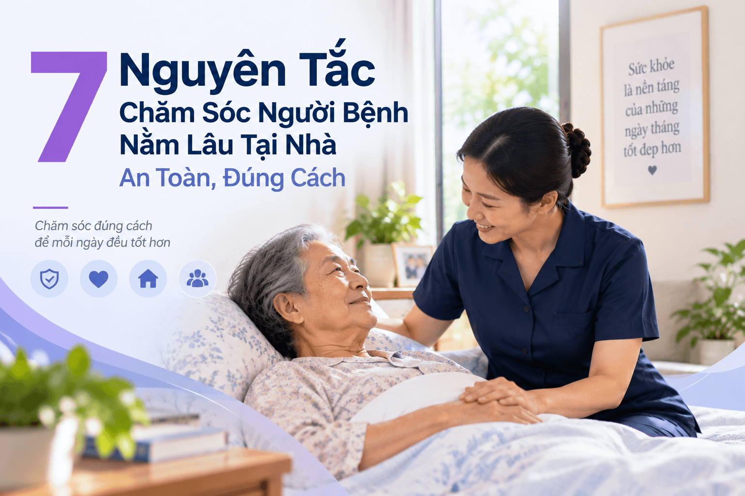 chăm sóc người bệnh nằm lâu tại nhà