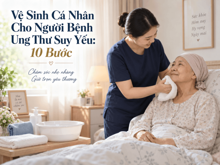 vệ sinh cá nhân cho người bệnh ung thư
