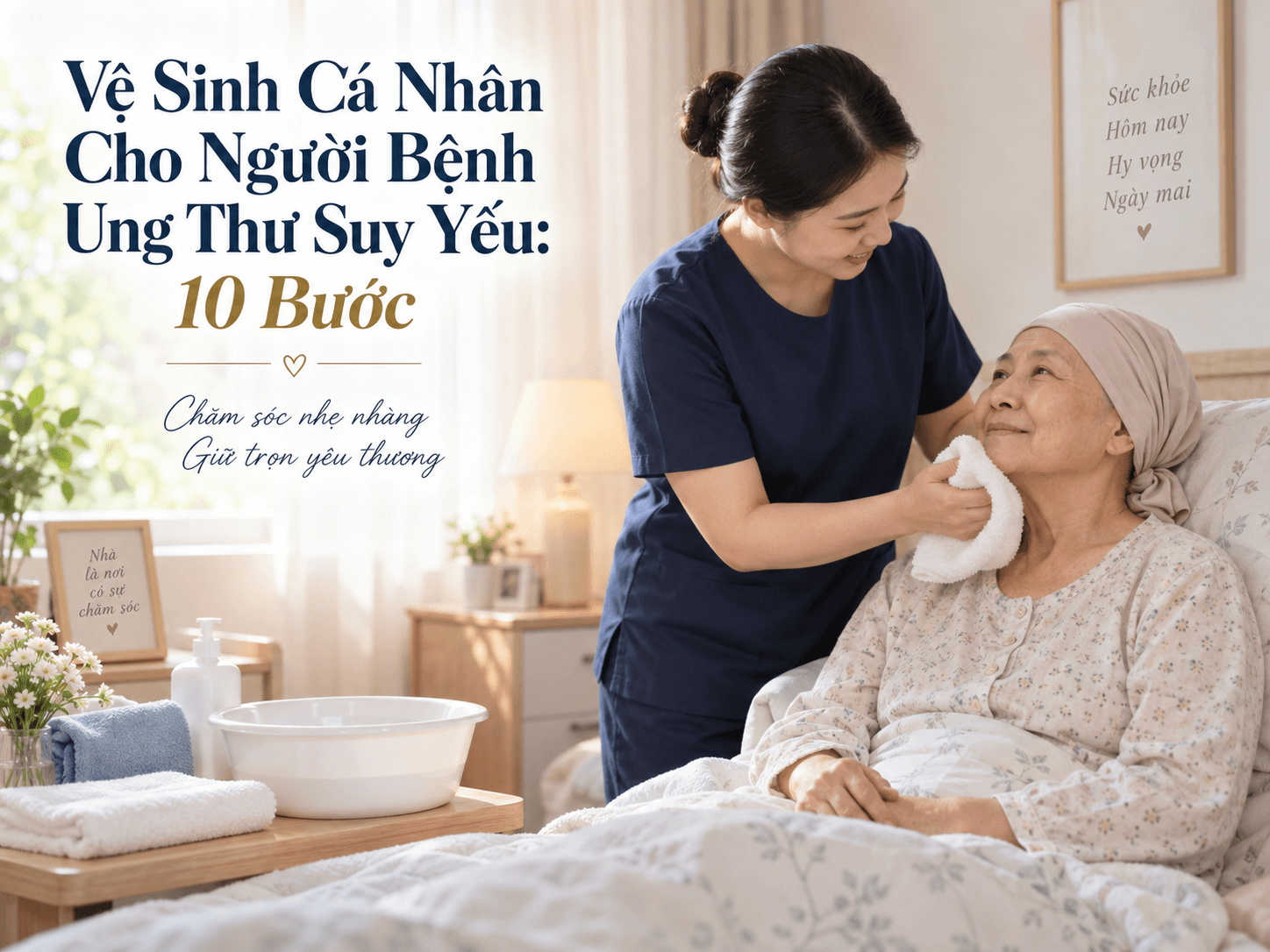 vệ sinh cá nhân cho người bệnh ung thư