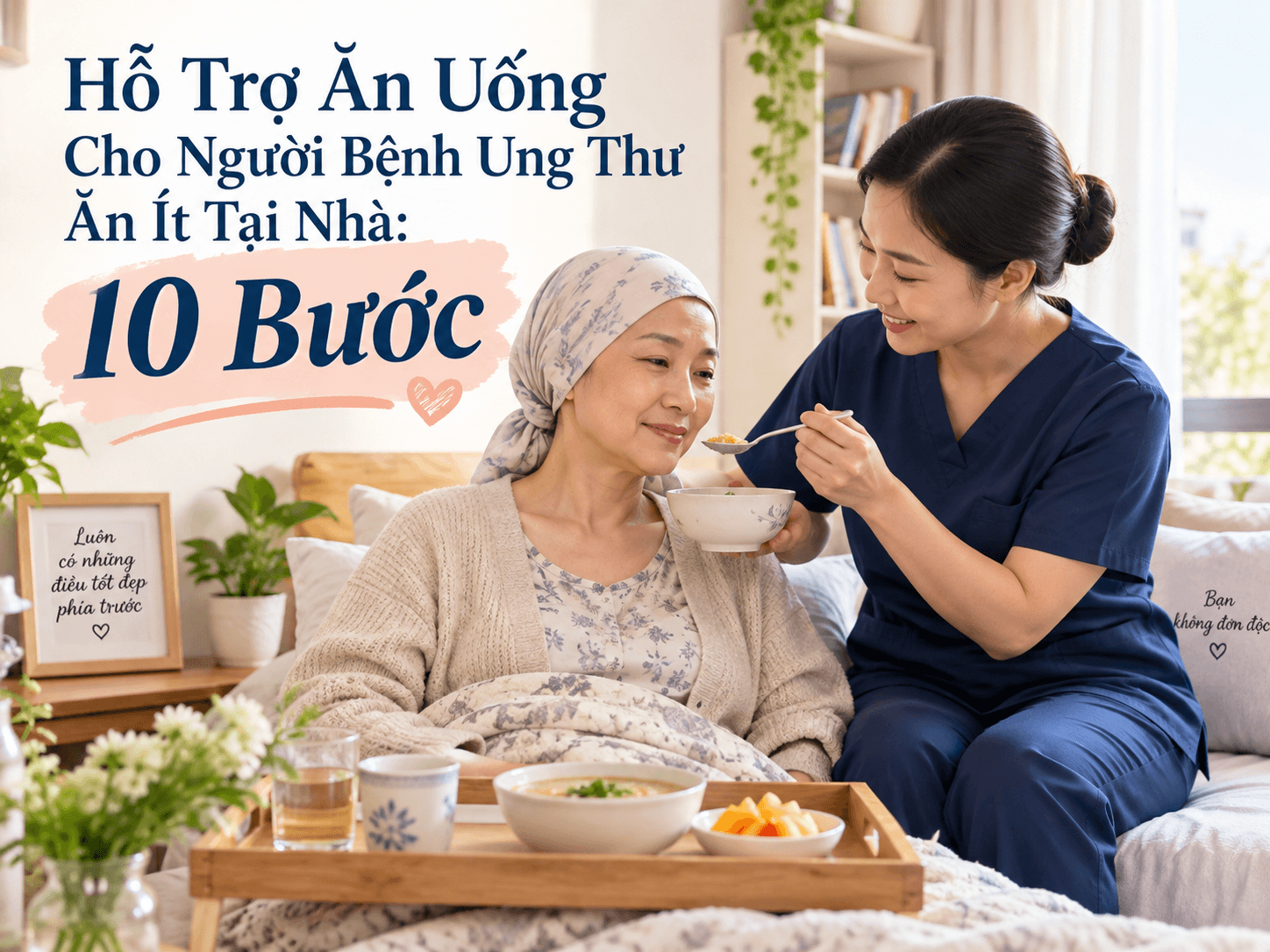 hỗ trợ ăn uống cho người bệnh ung thư