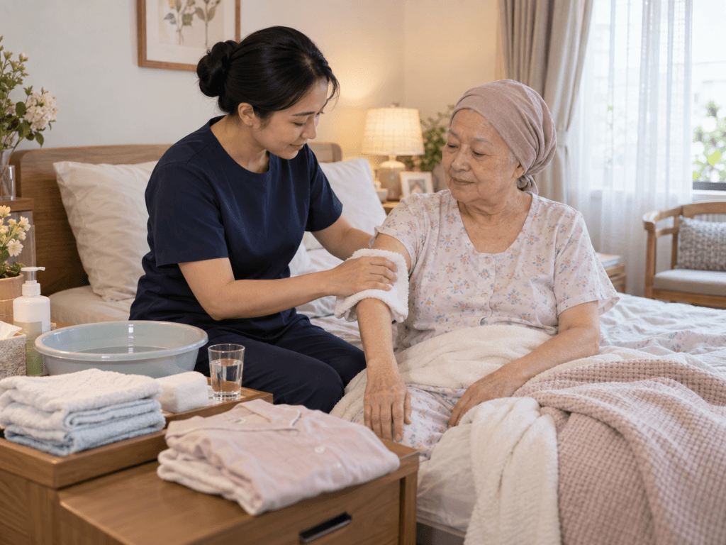 vệ sinh cá nhân cho người bệnh ung thư
