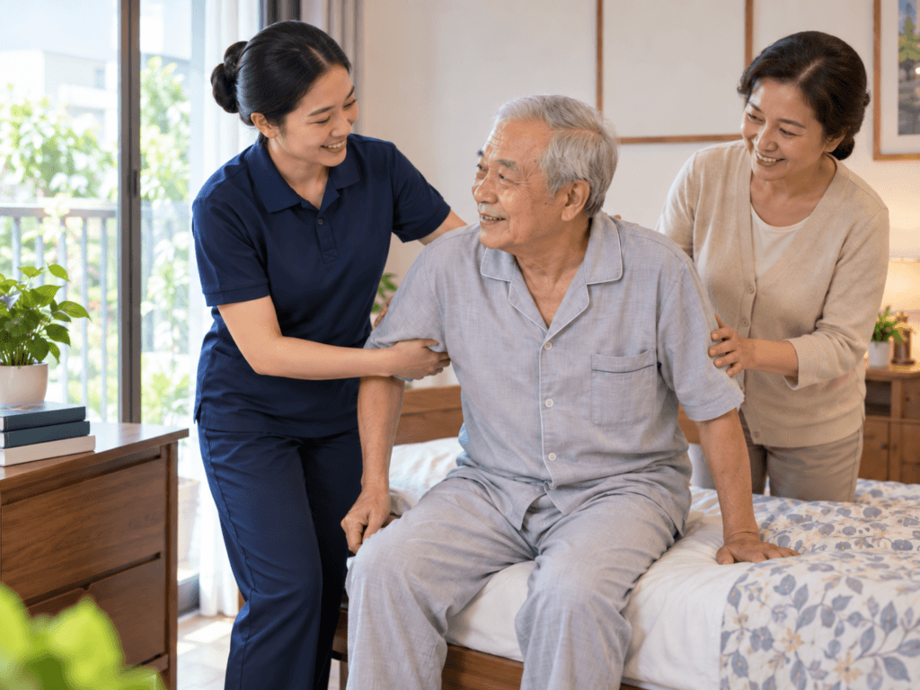 chăm sóc người bệnh sau xuất viện tại nhà