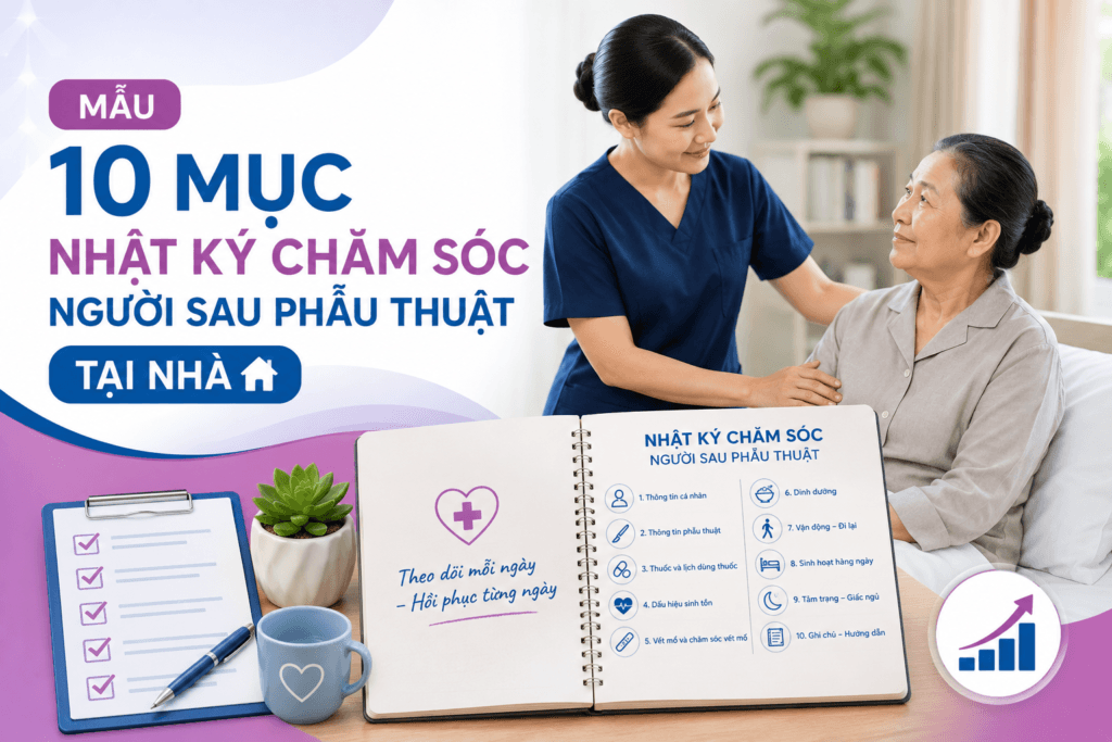 chăm sóc người sau phẫu thuật tại nhà