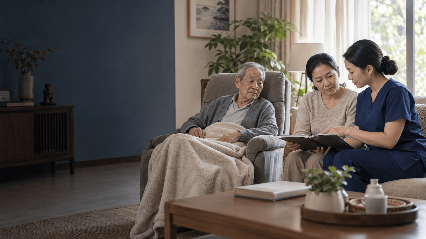 Chăm sóc viên Elite Care đồng hành cùng người bệnh và gia đình
