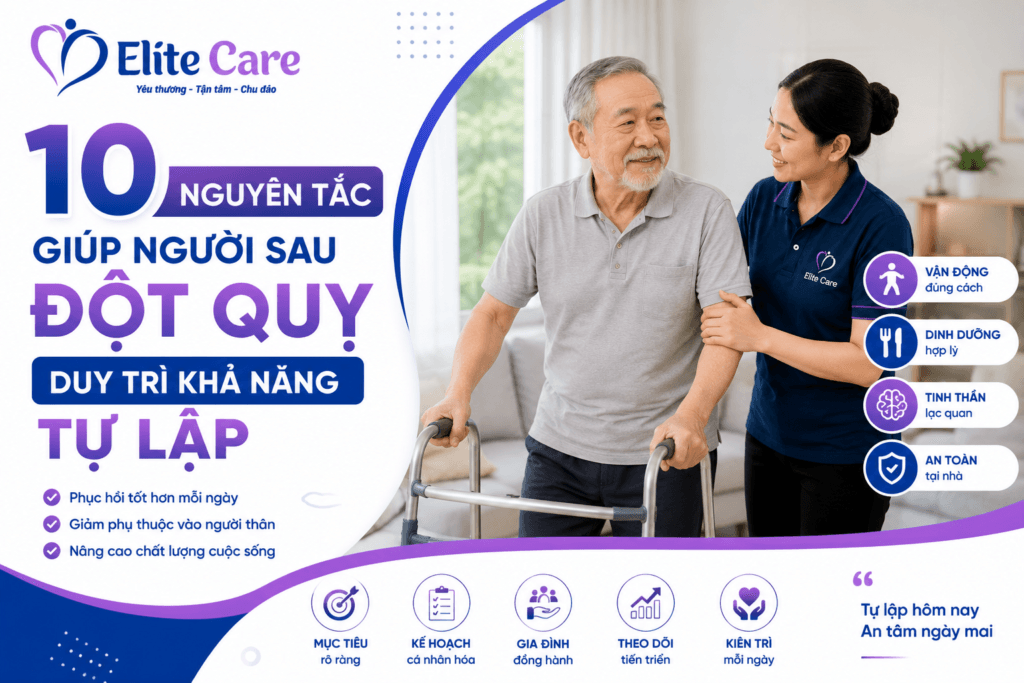 Giúp người sau đột quỵ duy trì khả năng tự lập