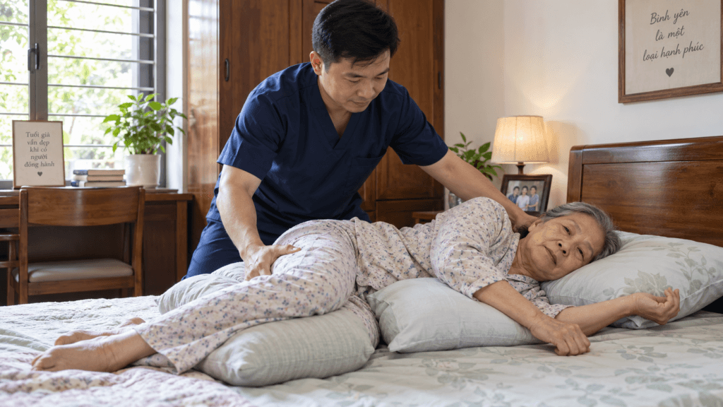 chăm sóc người bệnh nằm lâu tại nhà